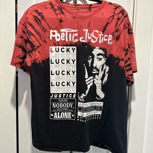 Poetic Justice Tie-Dye Graphic Tee